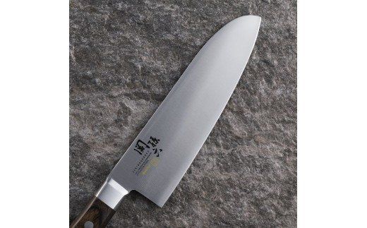 H17-22 関孫六 べにふじ 三徳ディンプル165mm