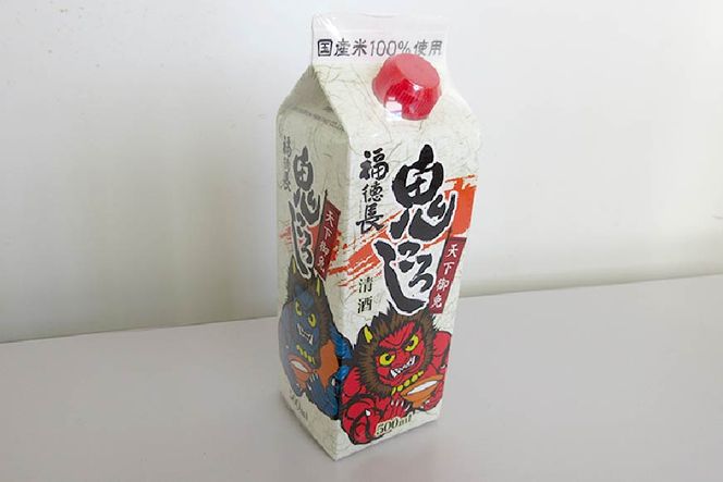 日本酒 福徳長 天下御免 鬼ころし 500ml×12本 瞬令造り 紙パック 酒 [まあめいく 山梨県 韮崎市 20745272]
