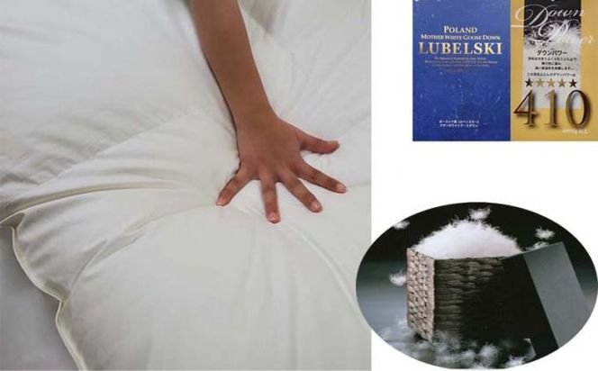 羽毛布団 ダブル 羽毛掛け布団【ポーランド産マザーグース９３％】羽毛ふとん 羽毛掛けふとん ダウンパワー410 本掛け羽毛布団 本掛け羽毛掛け布団 寝具 冬用 羽毛布団 FAG082