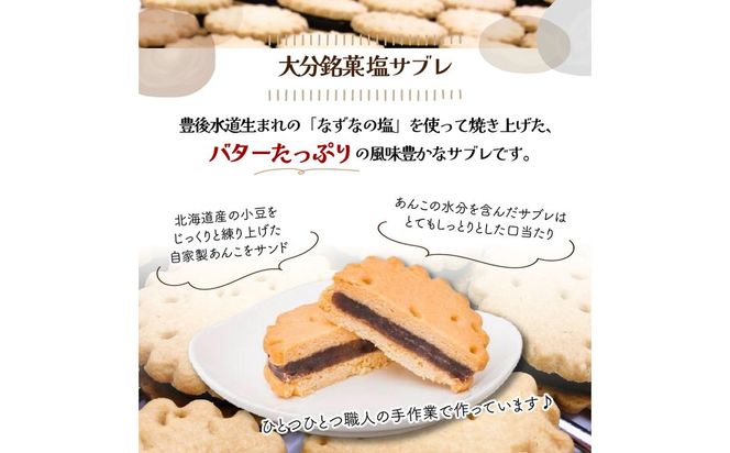 【J01035】大分銘菓 塩サブレ ミックス 10個入り