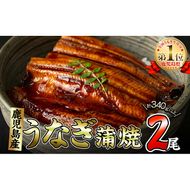 くすだ屋の極上うなぎ 2尾(170g×2)＜計340g以上＞ a6-044