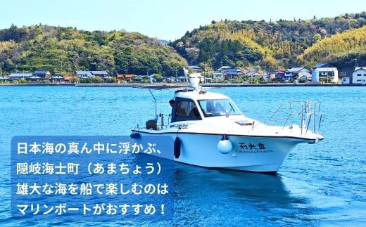 【絶景の海と自然を巡る】隠岐島前クルージング 10,000円相当