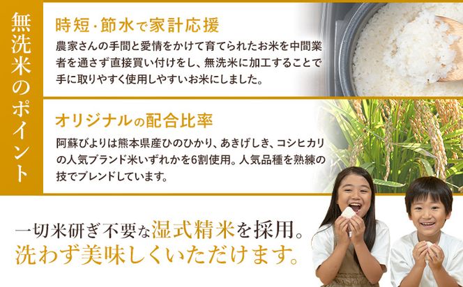 米 早期先行予約受付中 白米 無洗米 訳あり 送料無料 18kg 6kg×3袋 熊本県産 阿蘇びより《11月-12月頃出荷予定(土日祝除く)》 お米 コメ こめ 国産 熊本県 南阿蘇村 阿蘇 びより---mna_aby_24_h_18kg_27000_af11---