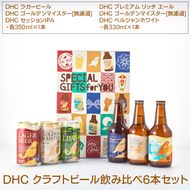 989.DHC クラフトビール飲み比べ6本セット【お酒　ビール】 ※着日指定不可