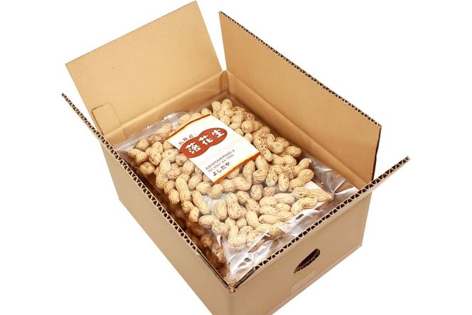 BF165 島原産　煎り落花生（180g×4袋）【高級品種ナカテユタカ】[ ピーナッツ ぴーなっつ 落花生 豆 大粒 おつまみ おやつ 長崎県 島原市 ]