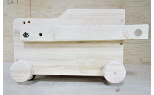 099H2191 手作り木製 ドールワゴン・手押し車４型