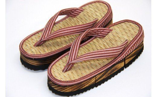 呉服屋さんの七島イ焼桐下駄（レギュラータイプ）_29014C