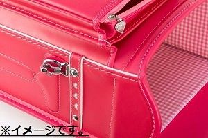 牛革ランドセル　色：ローズ（フラットファイル対応サイズ）