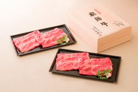 【高島屋選定品】 ＜熊崎畜産＞飛騨牛すき焼き用肩ロース 冷凍 すき焼き ロース 肩ロース ギフト 岐阜県 中津川市 F4N-0562