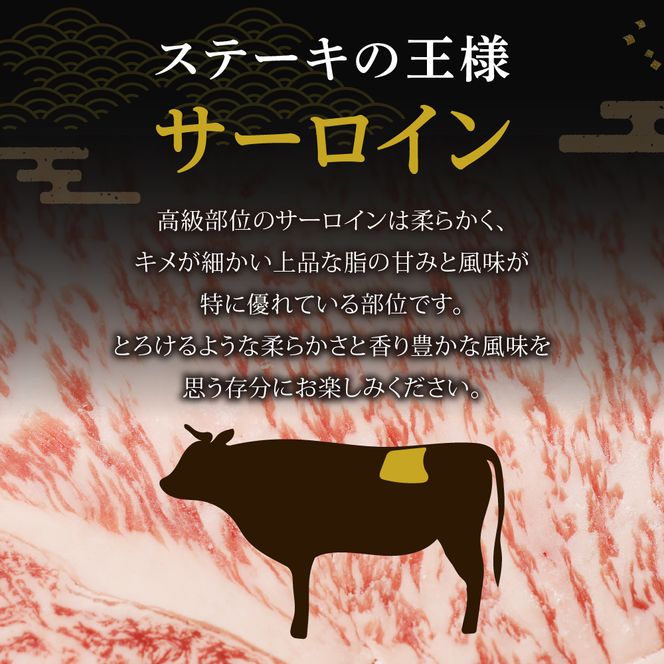  黒毛和牛 (博多和牛) サーロインステーキ 200g×3枚（ジャポネソース付）【伊豆丸商店】_HA0186