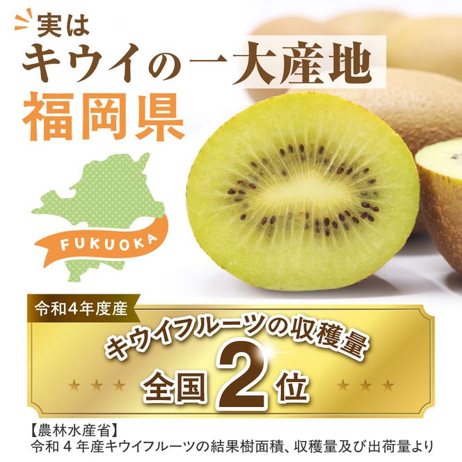【2026年収穫分 先行受付!】福岡県ブランド!キウイフルーツ「博多甘うぃ」1箱約3.6kg【ほたるの里】_HA0434
