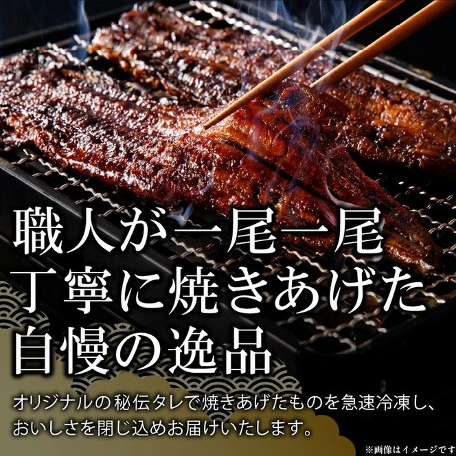 【通常配送】老舗のうなぎ　【特選上長焼】２尾セット（秘伝のタレ・山椒付） [081N04]