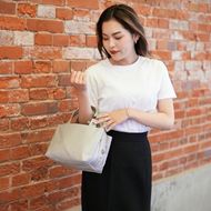 豊岡鞄 S3200RI TUTUMU tre toteRich Sグレー