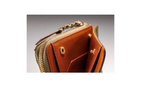 【豊岡財布】anti-mode style OLIVE Compact Wallet（AW700）オリーブ