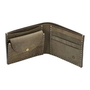 豊岡財布 Haaki Leather 二つ折財布 HLW301 グリージオ（HLW301）