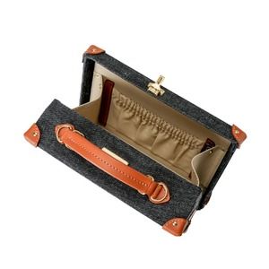 豊岡鞄　漁網デニム　カブセトランクS　KT05GMD　キャメル