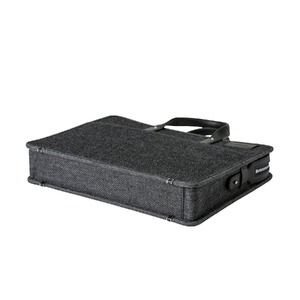 豊岡鞄 漁網デニム ファスナーブリーフB4サイズ BF02GMDネイビー