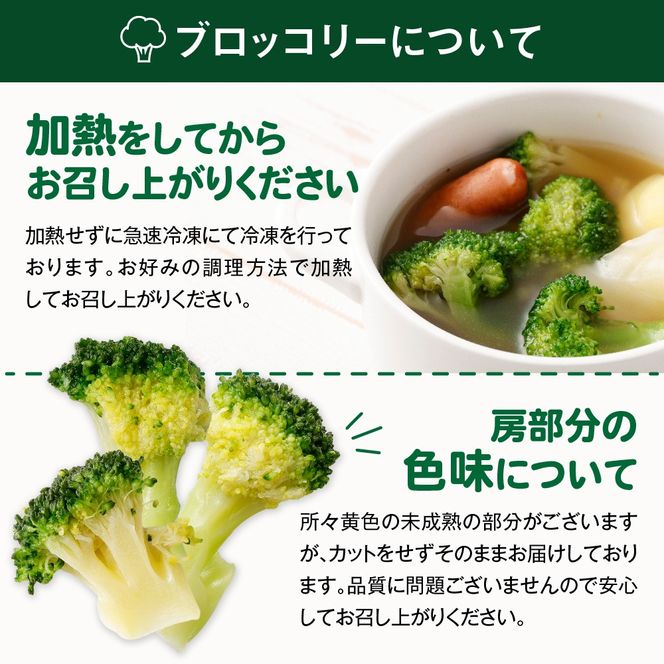 ＪＡむなかたブロッコリー部会より！冷凍ブロッコリー1kg【ほたるの里】_HA0621