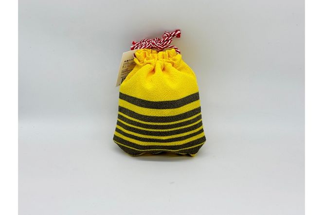 丹後ちりめん 祭巾着（とら） サイズ：約17cm×13cm　DZ00027-05