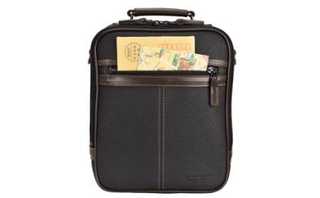 ブレリアス　縦型取っ手付ショルダー（16431-01）クロ