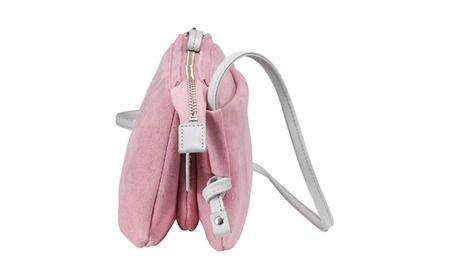 豊岡鞄　TUTUMU スエード Osanpo Wallet（S3101）オールドローズ