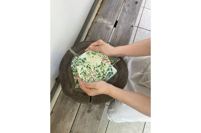 蜜蝋ラップ(綿・無地) 繰り返し使える環境にやさしいエコラップ　RM00022