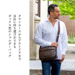 豊岡鞄 ショルダーバッグ CDTH-014 ブラウン