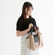 【豊岡鞄】TUTUMU BALLOON TOTE（S4200）ベージュ