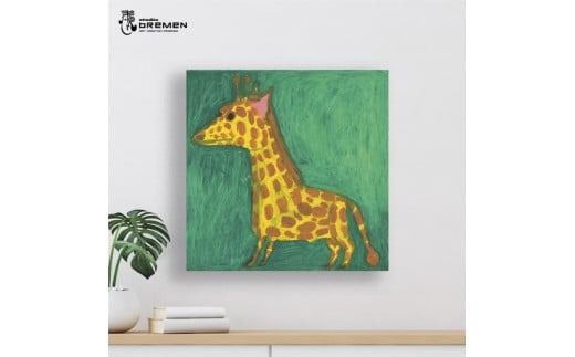 蛯子陽太(studioBREMEN)の動物作品【オイルパステル画オーダーメイド】 S8号サイズ ( 絵画 絵 アート 動物 犬 猫 )【202-0001】