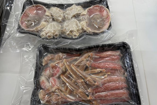 蟹しゃぶセット（本ズワイガニ500g～600g×2杯分／蟹味噌付き・カニだし付き）　NJ00007