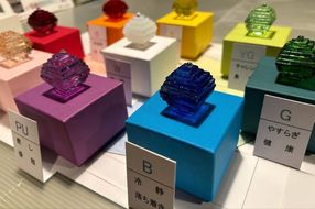なりたい自分に変わる「手のひらガラス」（橙）　SV00013