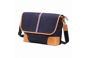 豊岡鞄 craftsmanship Selvedge Denim itinerator ネイビー 781115 / 木和田正昭商店 ショルダーバッグ 井原デニム メッセンジャーバッグ メンズ レディース バッグ カバン 鞄 斜めがけ A4ファイル収納