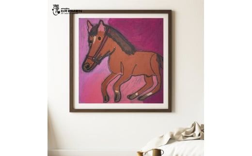 蛯子陽太(studioBREMEN)の動物作品【オイルパステル画オーダーメイド】 S8号サイズ ( 絵画 絵 アート 動物 犬 猫 )【202-0001】