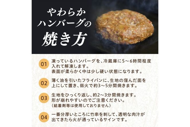 塩で食べるやわらかハンバーグ（デミグラスソース付）　NH00040