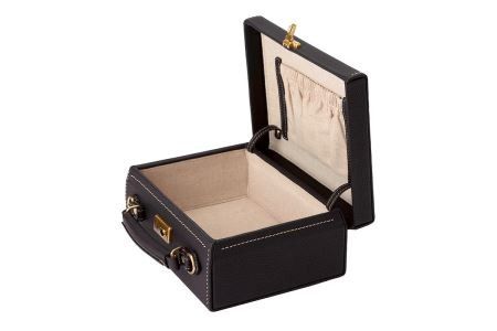 豊岡鞄　豆アタッシュケース　シュリンク（ブラック）