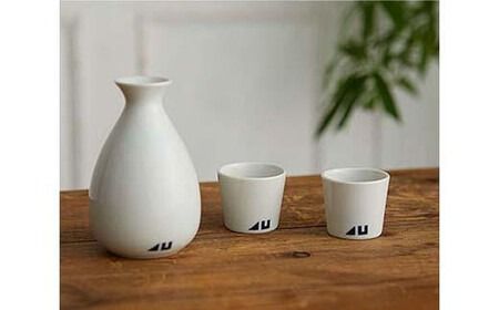 4U　徳利＋お猪口　とっくり おちょこ 出石焼 セット 陶石