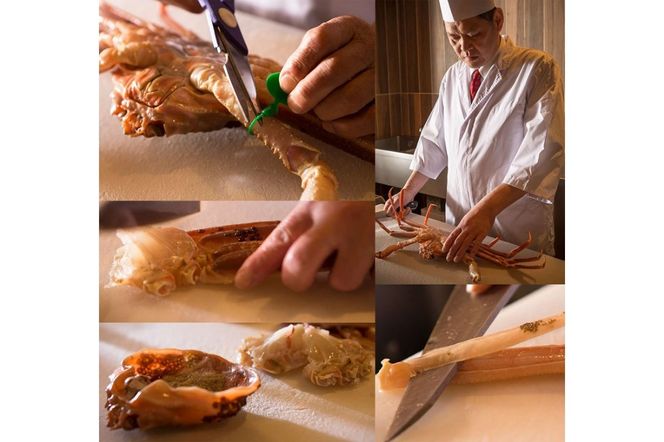 【創業明治元年　間人 炭平旅館の味】はしうど蟹　1000g級　茹で蟹　上1杯　[料亭捌き済]【2026年発送】　SU00024