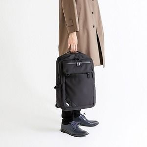 豊岡鞄 CIE BALLISTIC AIR SQUARE BACKPACK（071903）ブラック / 木和田正昭商店 リュックサック 大容量 バックパック ビジネス カバン ビジネスバッグ リュック メンズ 軽量 国産ナイロン B4ファイル収納