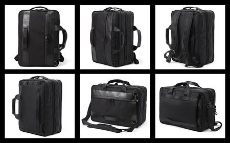 豊岡鞄 ベルーフバゲージ Urban Commuter 2x3WAY BRIEF PACK HA（ネイビー）/ beruf baggage バックパック ビジネスバッグ ビジネスリュック リュックサック メンズ リュックメンズ カバン