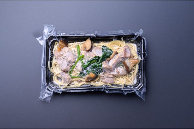 「カニ屋が作る 海のパスタ」 海香る シビマグロの和風ペペロンチーノ 5皿セット UO01028