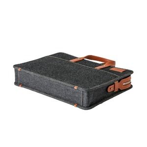 豊岡鞄 漁網デニム ファスナーブリーフB4サイズ BF02GMDキャメル