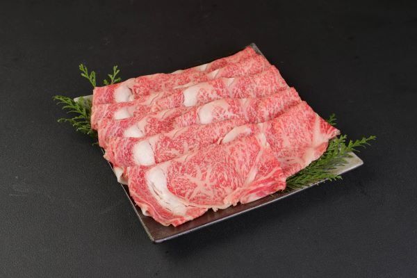 【A5ランク】黒毛和牛 (博多和牛) ロース しゃぶしゃぶ・すき焼き用 600g (300g×2パック)【伊豆丸商店】_HA0180