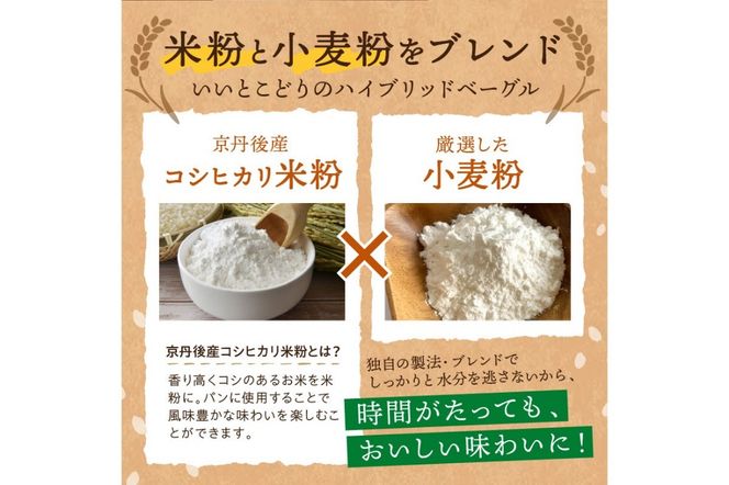 【訳あり】京丹後産米粉ベーグル　10個詰め合わせ　BT00016