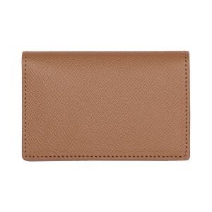 豊岡財布　本革名刺入れ　ゴールド