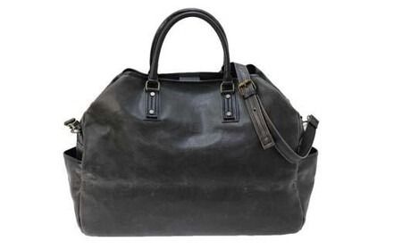 レトロ ボストンバッグ（No.1595-01）　ブラック