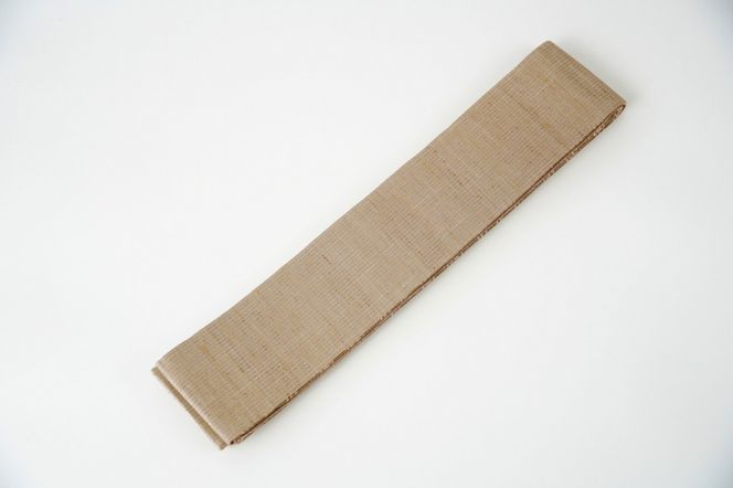 丹後の藤布 角帯「藤糸あそび」（ベージュ）　FY00093