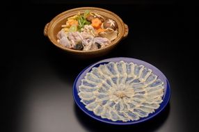 漁協お勧め 玄界灘の天然ふく炙り刺しセット(2～3人前)【宗像漁協】_HA1591