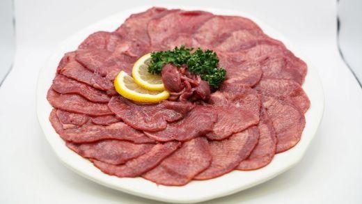 11D11焼肉屋さんの極上スライス牛タン　特製塩だれ漬け　500ｇ