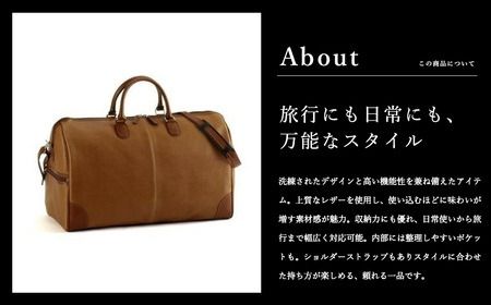 Ａハワード 白化合皮 レトロ ボストンバッグ キャメル 日本製 トートバッグ メンズ 大容量 スポーツ 出張 A4 PC 旅行バッグ 旅行カバン 2泊 大きめ ゴルフ 鞄 カバン ビジネス トラベルバッグ ボストン トート ANDY HAWARD アンディハワード 10414-10