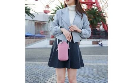 豊岡鞄 S4301 TUTUMU Pocket Suede オールドローズ